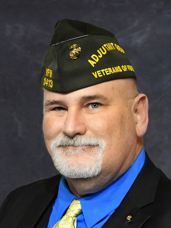 DAN WEST, BOARD PRESIDENT ADJUTANT GENERAL, VFW